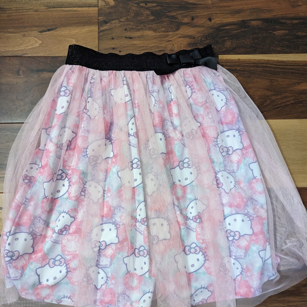 Hello Kitty Pastel Mini Skirt with Black Bow